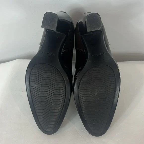 Hogan Patent Leather Heel Ankle Boots - Picture 10 of 17